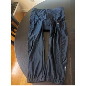 NWT New Baleaf Womens padded bike cycling black pants capris tights 2XL UPF50+